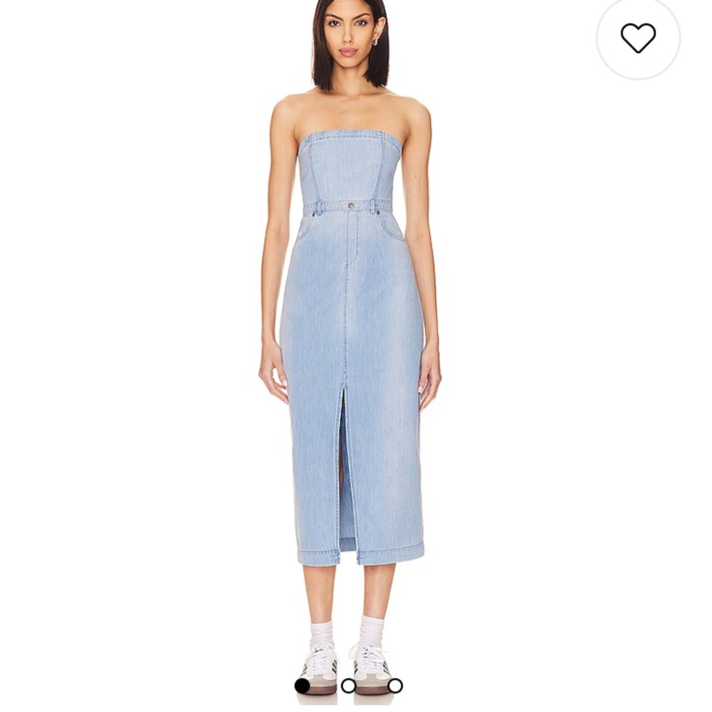 Picture Perfect Midi Dress in Allure NWT